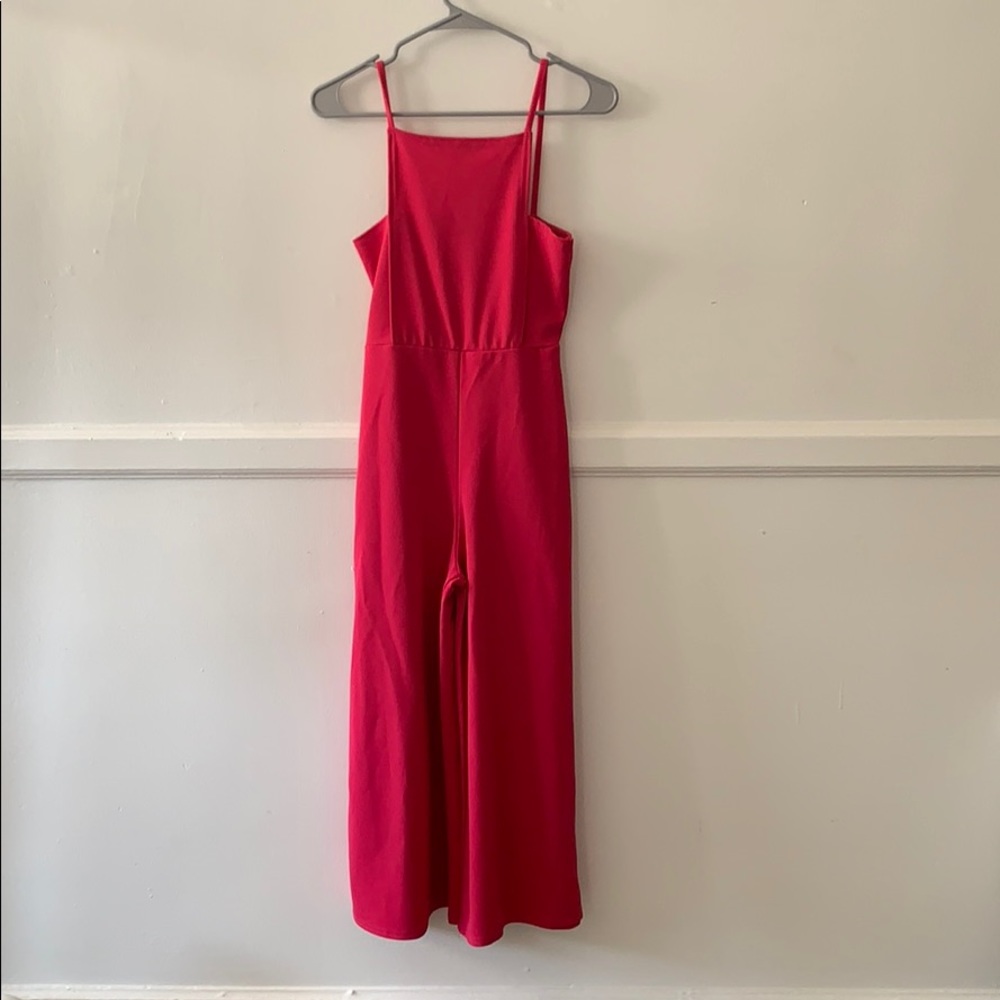 Hot Pink Jumpsuit